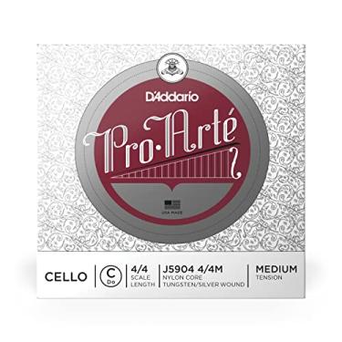 Imagem de D'Addario Corda C única para violoncelo Pro-Arte, escala 4/4, tensão média