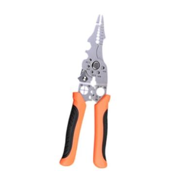 Imagem de Baoblaze Descascador de fio bobina enrolador portátil confortável aperto multiuso profissional ferramenta de fiação manual ferramenta de descascamento de fio, Laranja