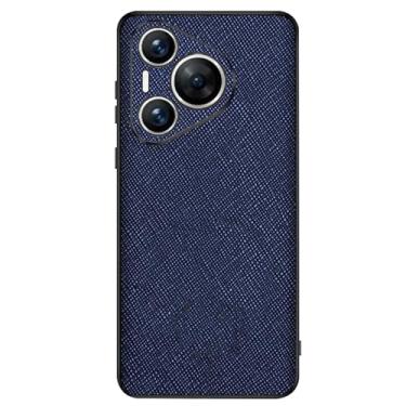 Imagem de HAO RIYLN Capa magnética para Huawei Pura 70 Ultra/70 Pro+/70 pro/70, capa ultrafina anti-impressão digital com carregamento sem fio, capa de proteção para câmera, azul, 70 Ultra