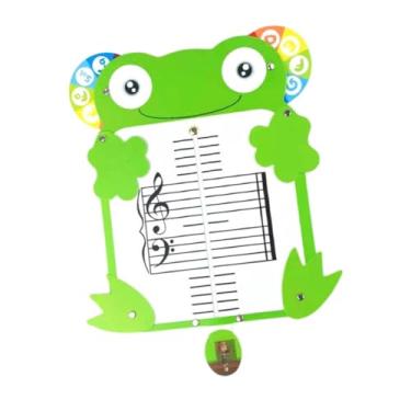 Imagem de Luwecf Placa de leitura de música, placa de prática móvel, material de classe musical, ferramenta educacional de ensino de quadro branco para iniciantes, Forma de Sapo