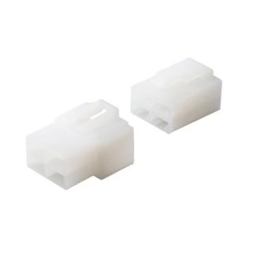 Imagem de 1 Conjunto De Conector Não Selado De 4 Pinos, Chicote De Fio Elétrico Automático, Se/nsor/s De Oxigênio, 6.3 Mm, Macho, Fêmea, Plugue Branco DJ7042-6.3-11(Female and Male)
