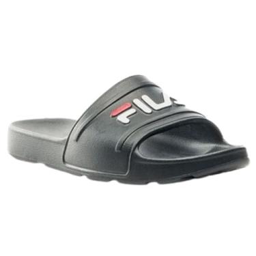 Imagem de Chinelo Fila Sleek Slide Feminino Preto e Branco 36