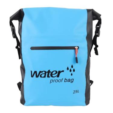 Imagem de Mochila Seca Impermeável, 25l Seco Molhado Flutuante Saco Seco Caminhadas Mochila Caminhadas Mochila Seca Com Alça de Ombro para Atividades Ao Ar Livre (BLUE)