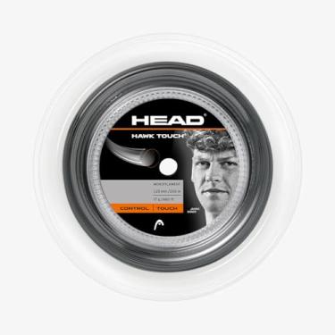 Imagem de HEAD Unissex – Corda de tênis HAWK TOUCH (carretel de 200 m) para adultos, carvão, 18