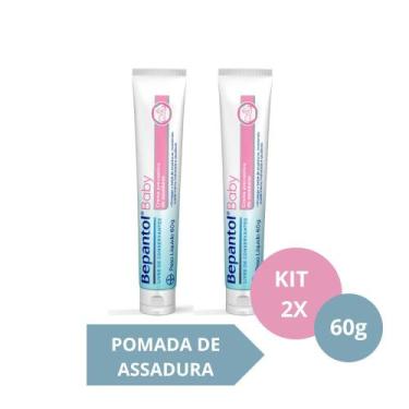 Imagem de Kit com 2 Cremes Pomada de Assadura 60gr Cada - Bepantol