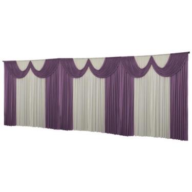 Imagem de Cortina Paris Malha Gel Enfeite Igreja Festas  9 metros - Dennis Confe