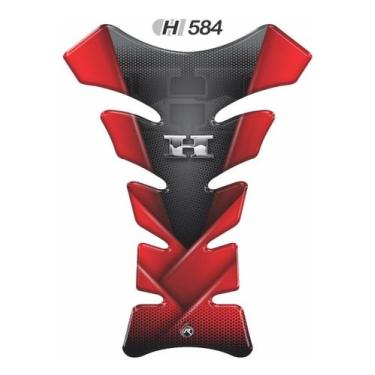 Imagem de Protetor De Tanque Tank Pad Honda Vermelho - Resitank, Preto-vermelho