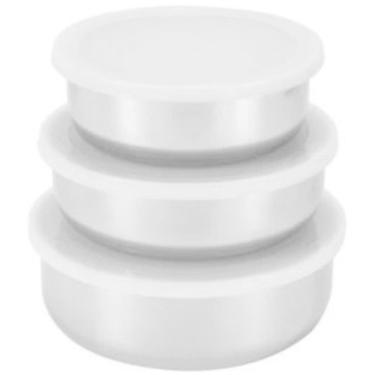 Imagem de Conjunto De Potes Inox Com Tampa 3 Peças Wincy