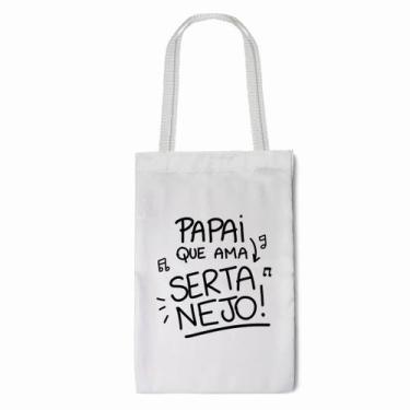 Imagem de Ecobag Branca Personalizada Pequena Com Alça 20x30cm - I Love Be Nerd