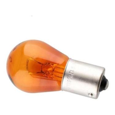 Imagem de Lâmpada 1 Polo 12v 21w  Laranja Pisca Alerta - Authomix - BAU15s 