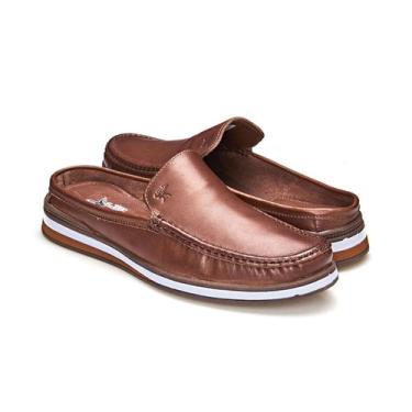 Imagem de Mule Mocassim Casual Sapato Slip On - Vancouver Outlet, 38, Cafe