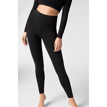 Imagem de Calça Legging Feminina Preta Confortável Com Elastano Lg001 - Ampliato