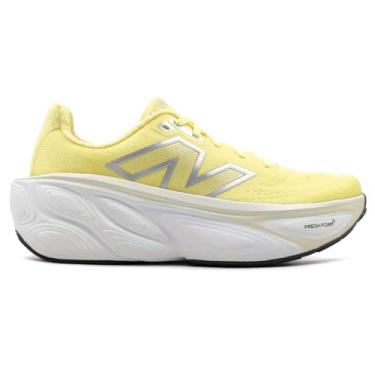 Imagem de Tênis New Balance Fresh Foam X More V5 Feminino - Amarelo/prata - 40