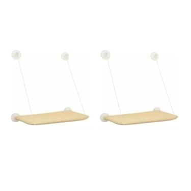 Imagem de Cama Caminha Rede Suspensa De Janela Para Gatos Com Ventosa