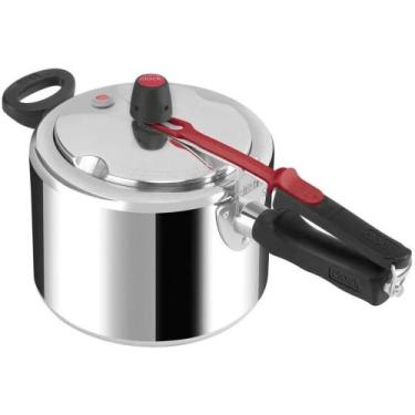 Imagem de Panela de Pressão Original+ Fechamento Interno 4,5L Clock, 4,5L, Prata