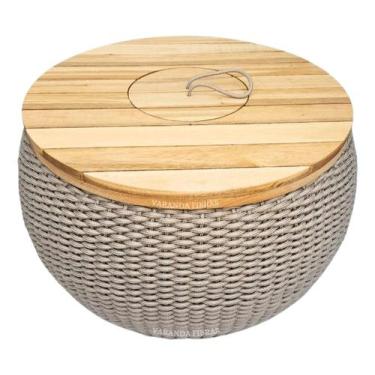 Imagem de Mesa De Centro C/ Tampo Corda Náutica - Varanda Fibras