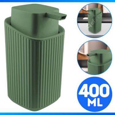 Imagem de Porta Sabonete Liquido Dispenser Álcool Gel Detergente Banheiro Cozinh