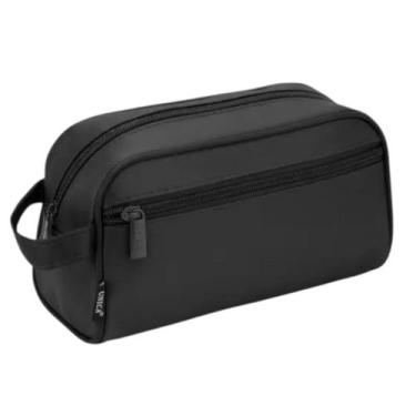 Imagem de Necessaire Masculina de Nylon 22x10x13  - Unica, Preto