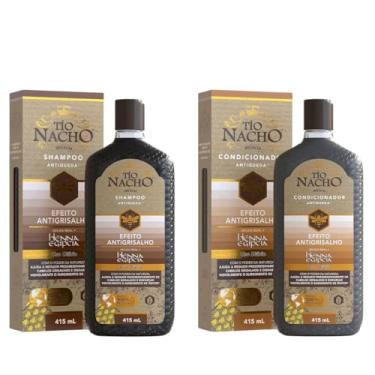 Imagem de Tío Nacho Shampoo e Condicionador Antigrisalho, Geleia Real e Henna Egípcia, Uso Diário, 415ml, Kit com 2