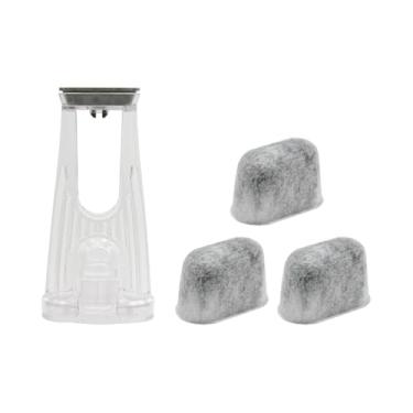 Imagem de Kit de reposição para K-Classic, K-Express, K-Slim, K-Iced, Keurig 2.0 Brewers, suporte de filtro de reservatório lateral curto, 3 filtros de água de substituição