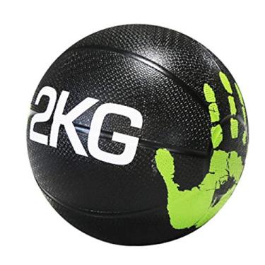 Imagem de Bolas medicinais fitness bola de medicina, academia em casa, estúdio de ioga, pilates, aeróbica, bola de treinamento de equilíbrio, 2 kg