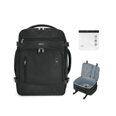 Imagem de Mochila de viagem ECOHUB Spirit Airlines 30L com porta USB preta