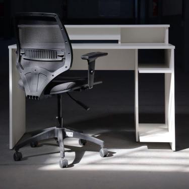 Imagem de Estação De Trabalho ( L.1200) Cpu Branco Real - Mdf Arauco