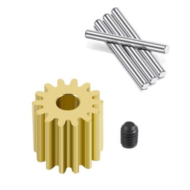 Imagem de WEFEINO Motor Gear 14T & 4Pcs Combiner Pins Upgrade Parts for 1/16 HLX Q901 RC Car