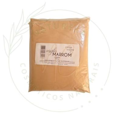 Imagem de Argila em pó 500g Marrom (acne pele escura) Ervas e Raízes Pura