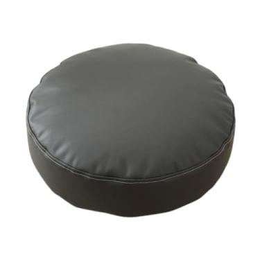 Imagem de IEUDNS Almofada de piso Tatami almofada confortável travesseiro decorativo respirável no chão travesseiro de sentar para a janela de sacada sala de estar, Cinza Profundo