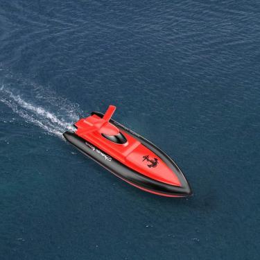 Imagem de 20km / H rc Boat 2.4Ghz High Speed rc Racing Boats Summer Outdoor Water rc Toys Kids Toy 4 Canais Controle Remoto Barco rc Brinquedos rc Submarino (Ve