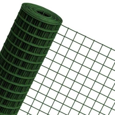 Imagem de Tela Soldada Revest. PVC 25mm Fachada Alvenaria 15m x 0,50m - Telas MM