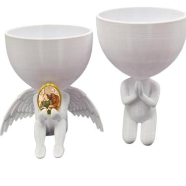 Imagem de Kit Decoração São Luiz Martins Santa Zelia Anjinho  Oração - Point da 