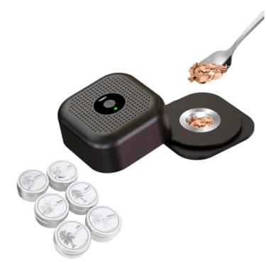 Imagem de Kit de Fumante de Uísque Elétrico Com 6 Lascas de Madeira e 800mAh USB - C Recarregável - Cocktail & Drink Fumante para Bourbon, Comida, Bar Home