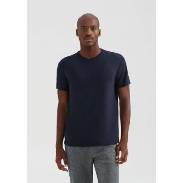 Imagem de Camiseta Manga Curta Masculina H+ - Hering, XXG, Azul escuro