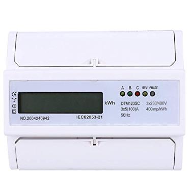 Imagem de 230/400V 5-100A Consumo de Energia Digital Electric Power Medidor 3 Fase KWh Medidor com LCD