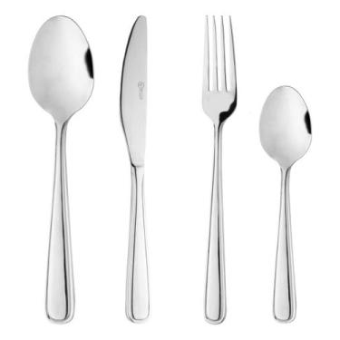 Imagem de Faqueiro de Aço Inox Nice 16 Peças Jogos de Talheres Mesa Posta WOLFF