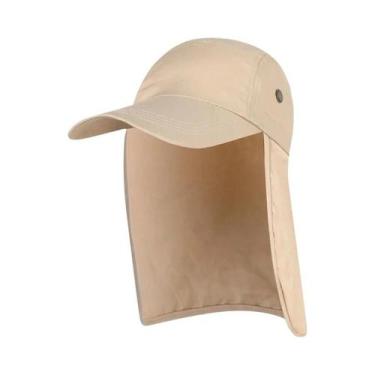 Imagem de Boné de Pesca Unissex com Aba Larga e Proteção para o Pescoço - Respir