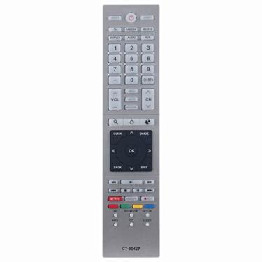 Imagem de PERFASCIN CT-90427 Controle remoto de substituição adequado para Toshiba TV 58L9300U 65L9300U 84L9300U 75035123 65L9300UM