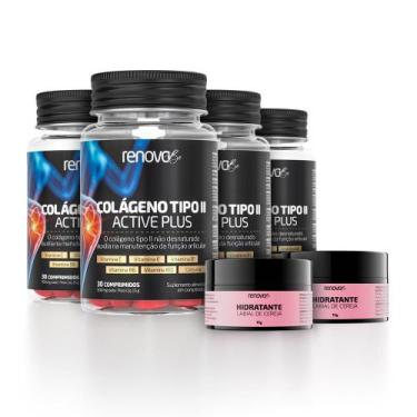Imagem de 4 Potes Colágeno Tipo 2 Ossos E Articulações - Renova Be