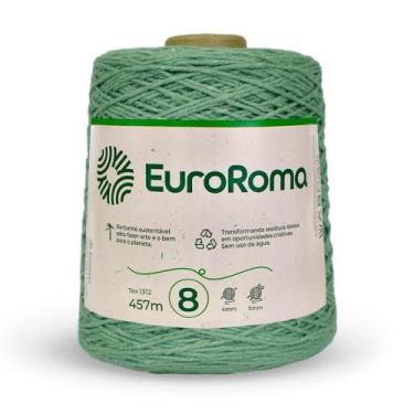 Imagem de Barbante EuroRoma Colorido nº08 600g, ESMERALDA