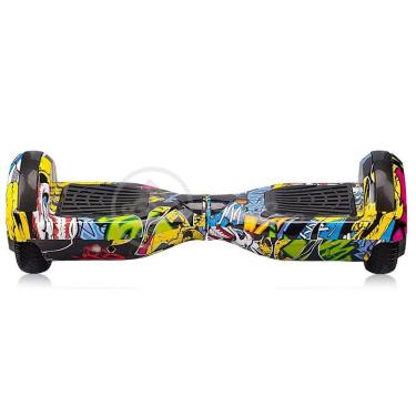 Imagem de Hoverboard Infantil Skate Elétrico Arte Urbana Led Grafite