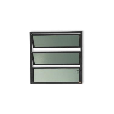 Imagem de Basculante Plus Vidro Boreal 60cm X 60cm Brimak Preto