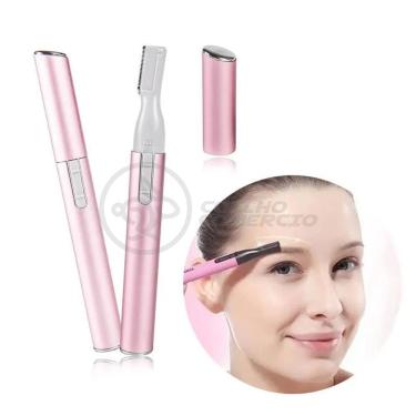 Imagem de Mini Aparador Depilador Elétrico Remover Pelos Lmf-1102 Rosa