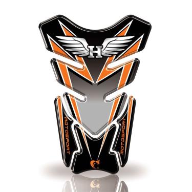 Imagem de Protetor De Tanque Adesivo Moto Honda -Motosport Laranja