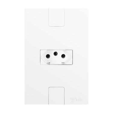 Imagem de Conjunto Com 1 Tomada 2p+t 20a 250v, Modular, Com Placa 4x2