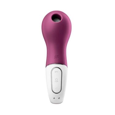 Imagem de Estimulador De Clitóris Com 10 Modos De Vibração Lucky Vibra - Satisfyer - Roxo