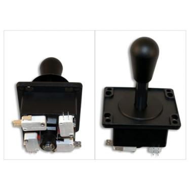 Imagem de Happ Competition Style Arcade Joystick Black Switchable from 8-Way to 4-Way Operation, Elliptical Bl