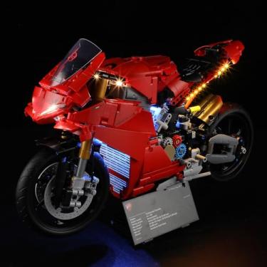 Imagem de MENZAVA LED Light Set Compatible with Lego 42202 Ducati Panigale V4 S Motorcycle Technic Building Blocks Model - Model Set NOT Included