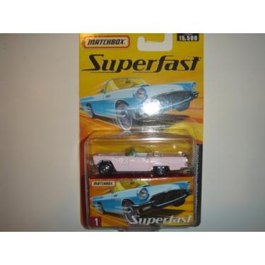 Imagem de 2005 Matchbox Superfast 1957 Ford Thunderbird Pink #1